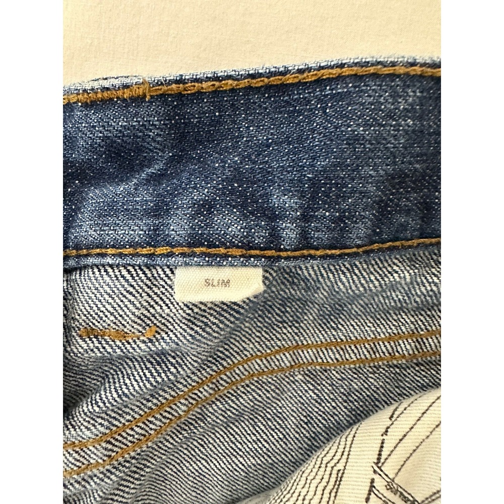 Taylor Stitch Jeans Mens Slim Mid Wash Organic Selvedge Button Fly 26x32 (27x31) - Picture 6 of 10